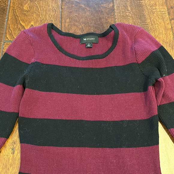 AB Studio Striped Sweater Dress - Picture 2 of 5